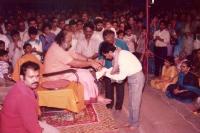 Felicitation -  1988  (Pic Courtesy Sh. Suresh Mallapur)